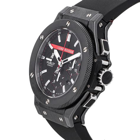 hublot limited edition luna rosa black dial watch|Hublot luna rossa 44mm.